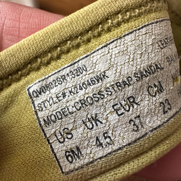 Ryka size 6 green sandals - Picture 4 of 6